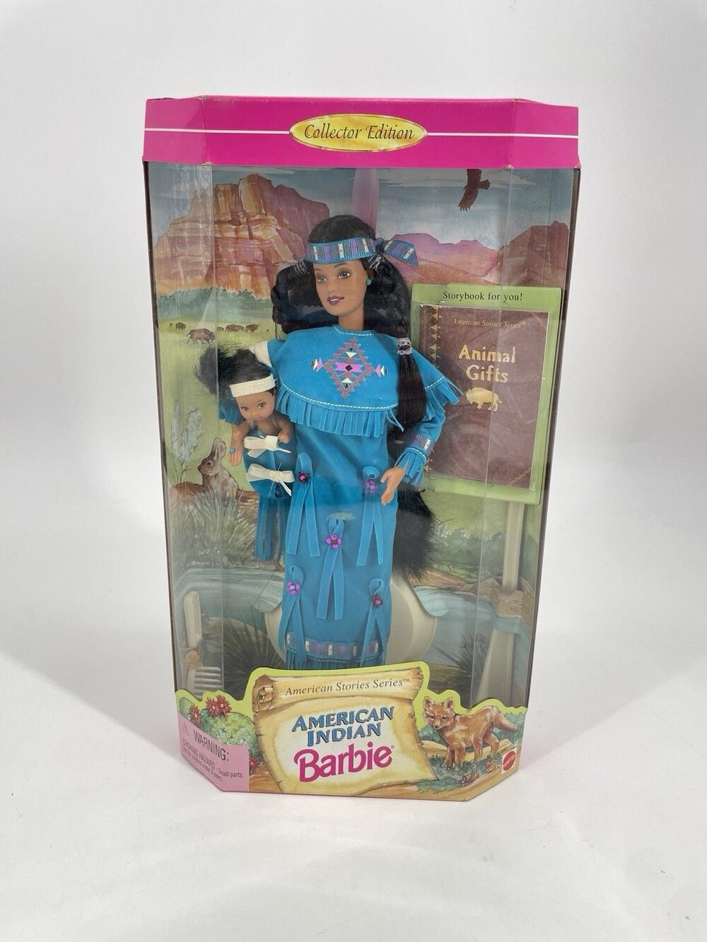 American Indian Barbie Doll American Stories Series 1996 Mattel No. 17313 NRFB